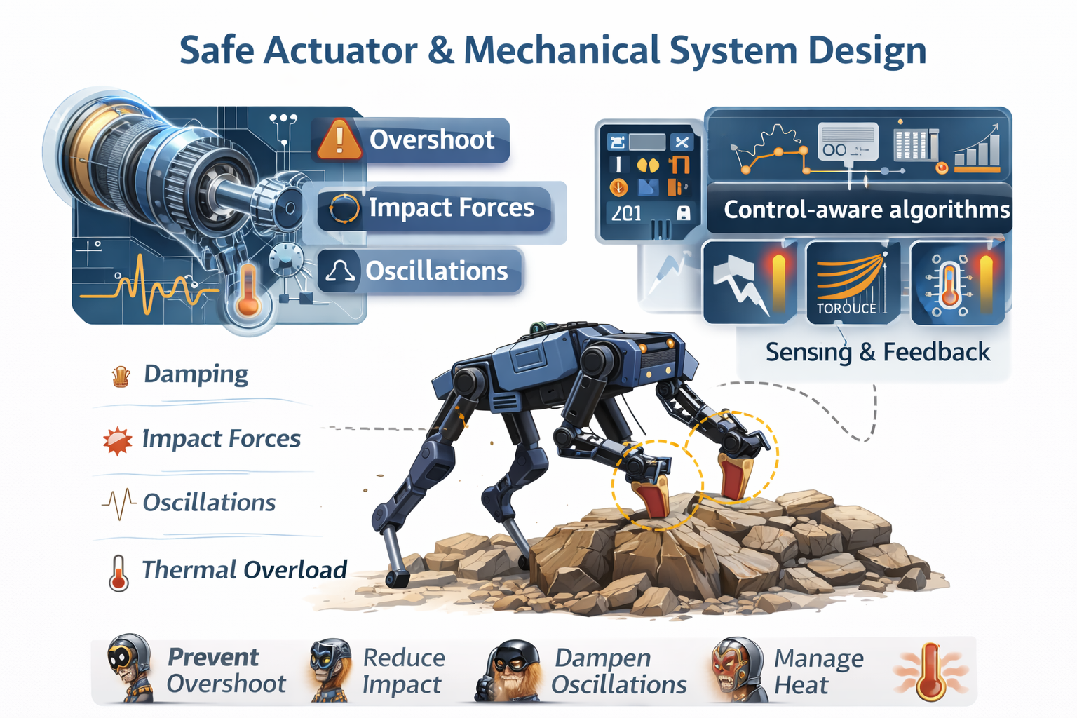 Safe Actuator and Mechanical System Design