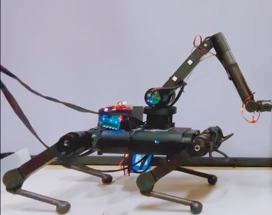 Loco-Manipulator design, control and trajectory planning